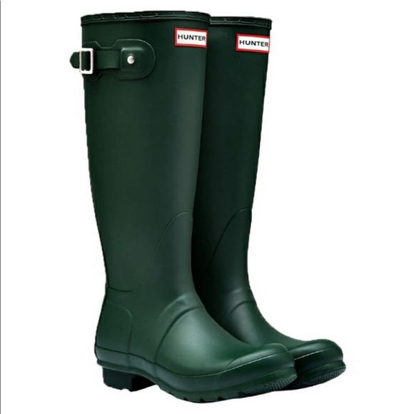 Original Hunter Tall Rain Boots Hunter Green - Picture 2 of 6